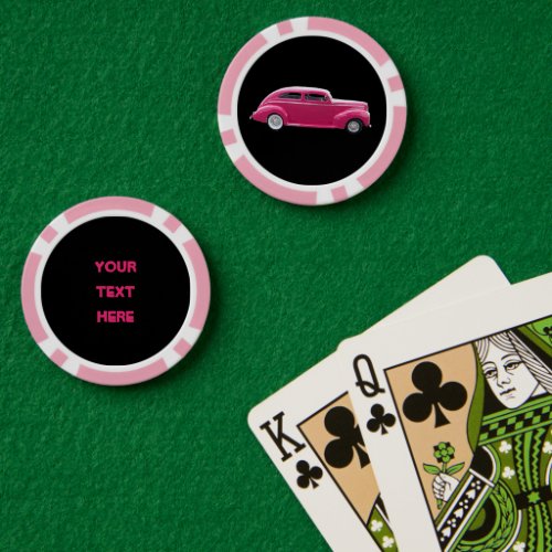 Custom 1940 Famous American Make Sedan Poker Chips