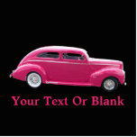 Custom 1940 Famous American Make Sedan Statuette<br><div class="desc">A custom 1940 famous American make sedan seen at the Lost In The 50s festival in Sandpoint,  Idaho. Add your own text.
Vintage automobiles are a big part of the event held each May.</div>