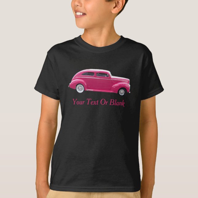 Custom 1940 Famous American Make Sedan T-Shirt (Front)