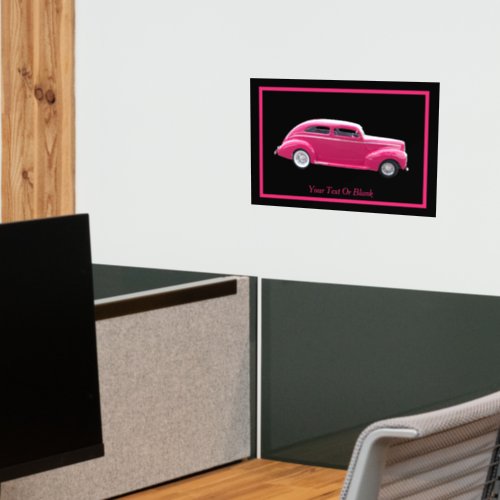 Custom 1940 Famous American Make Sedan Wall Decal