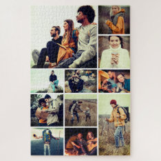Custom 1,014 Piece 11-photo Collage Difficult Jigsaw Puzzle at Zazzle