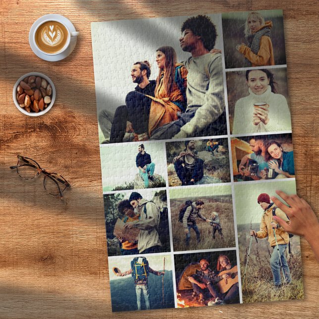 Custom 1,014 Piece 11-Photo Collage Difficult Jigsaw Puzzle (Creator Uploaded)