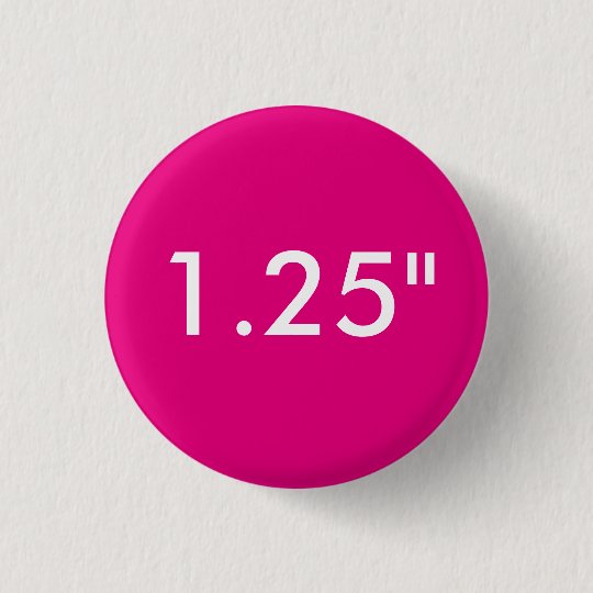 Custom 1 25 Small Round Badge Blank Template Pink Pinback Button