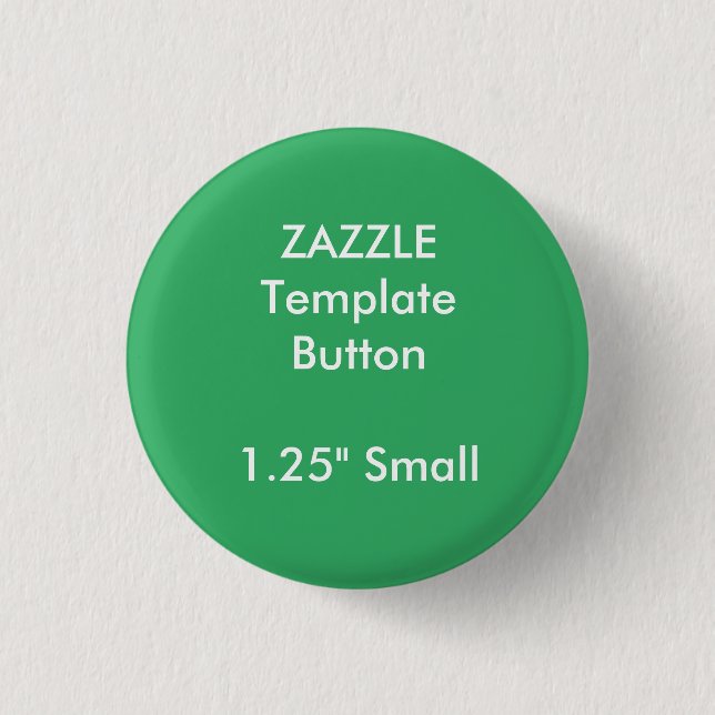 Custom 1.25" Small Round Button Blank Template (Front)
