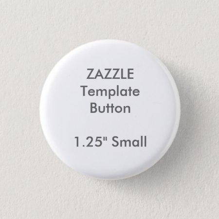 Custom 1.25" Small Round Button Pin Blank Template