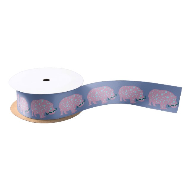 Custom 1.5 in Wide Satin Ribbon, 2 Yard Spool Satin Ribbon (Spool)