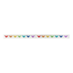 Custom 1.5" Wide Satin Ribbon, 2 Yard Spool Ribbon