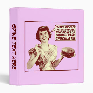 Custom 1" Binder - Nine Inches of Chocolate