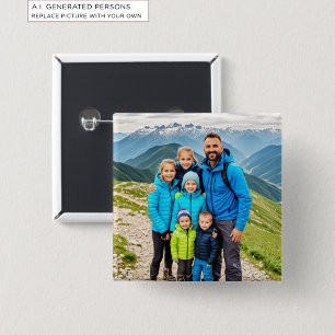 Custom 1 Photo Family Button