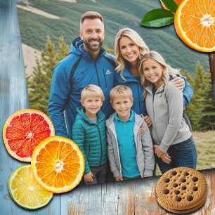 Custom 1 Photo Family Cloth Napkin