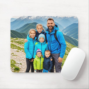 Custom 1 Photo Family Mouse Pad