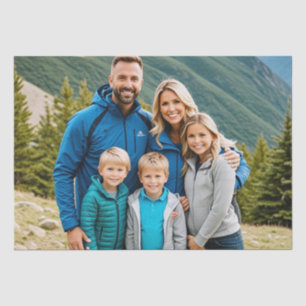 Custom 1 Photo Family Tissue Paper