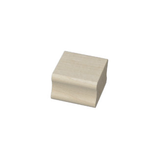 Custom 1" x 1" Rubber Stamp, Ink Pad Color = None, Rubber Stamp