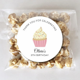 Custom 1st 2nd 3rd 5th 10th 20th 30th 40 Birthday Classic Round Sticker