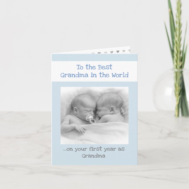 Custom 1st Mothers Day Grandmother Cards (Front)