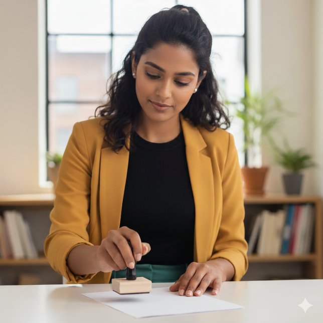 Custom 1x2.5 Wood Stamp Designed for Your Style (Creator Uploaded)