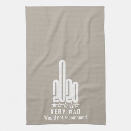 Custom 2020 Middle Finger Review Wouldnt Recommend Kitchen Towel
