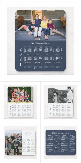 Custom 2021 Calendar Mousepads