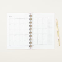 Carpe Diem Bloom Double-Sided A5 Planner Inserts - Monthly, Undated