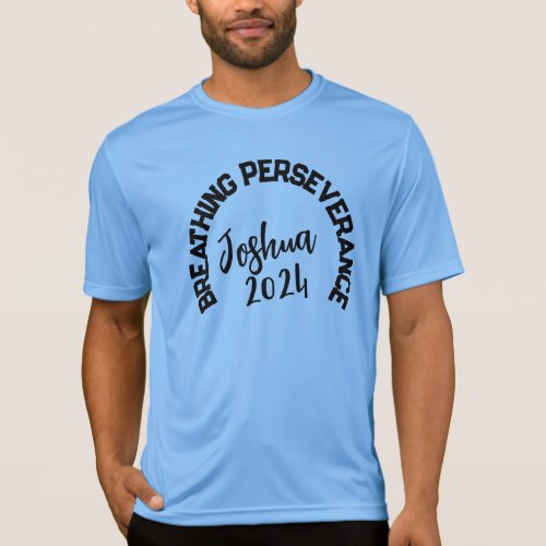 Custom 2024 Breathing Perseverance Sporty Mens T_Shirt