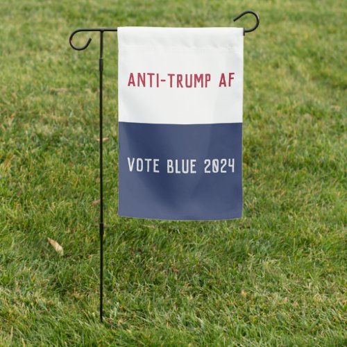 Custom 2024 Election Anti Trump AF Pro Democracy  Garden Flag