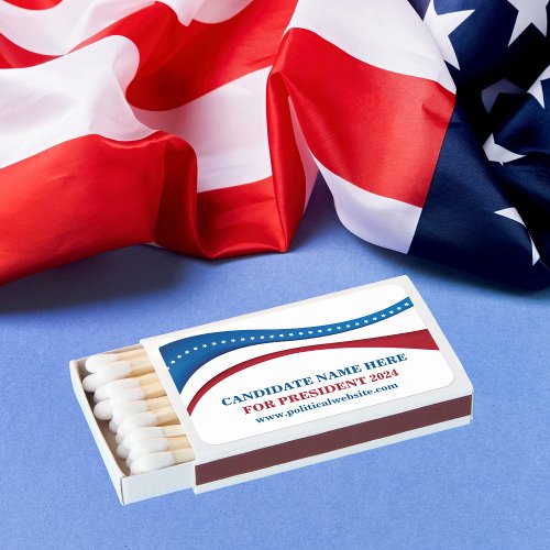 Custom 2024 Political Election Candidate Matchboxes
