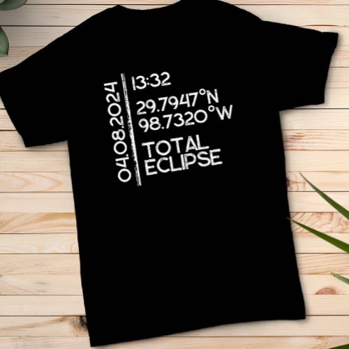 Custom 2024 Solar Eclipse T_Shirt