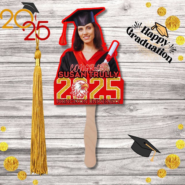 Custom 2025 Grad Fan for High School & College  (Creator Uploaded)