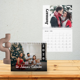 Custom 2026 Family Photo Modern & Minimalist Calendar