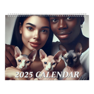 Custom 2026 Sphynx Cats Pet Family Photo  Calendar