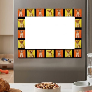 Custom 20 Photo Collage Your Pet Dog Picture On Magnetic Frame