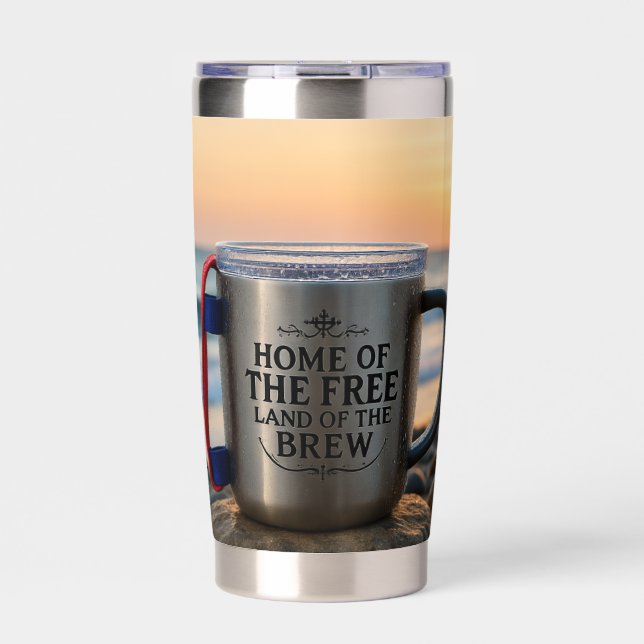 Custom 20oz Stainless Steel Thermal Tumbler (Front)