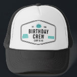Custom 20th 30th 40th 50th 60th 70 Bday Crew Beach Trucker Hat<br><div class="desc">Custom 20th 30th 40th 50th 60th 70 Bday Crew Beach Trucker Hat</div>