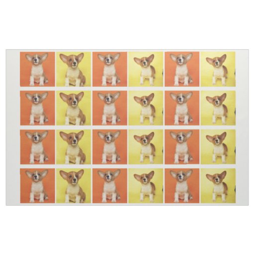 Custom 24 Photo Collage Your Pet Dog Picture On Fabric
