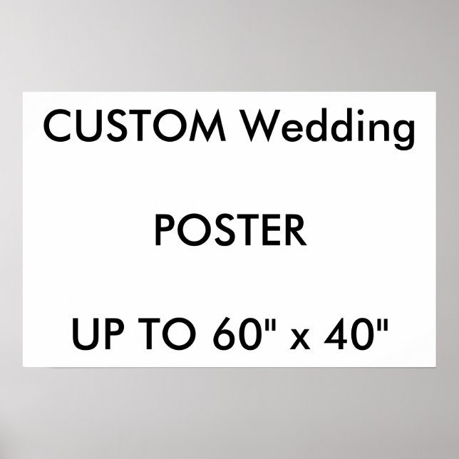 Custom 24" x 16" Poster MATTE Landscape (Front)