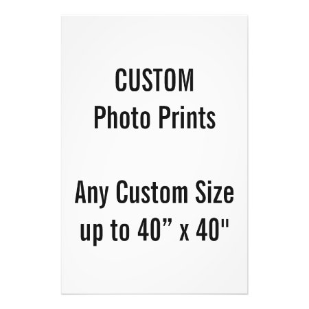 Custom 24" X 36" Photo Print  Us Frame Size