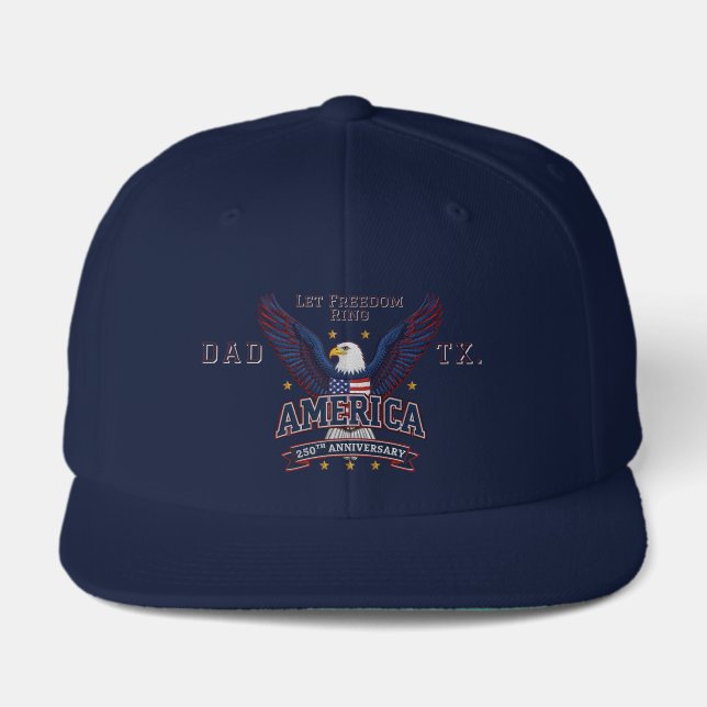 Custom 250th Hat - Eagle Design (Front)