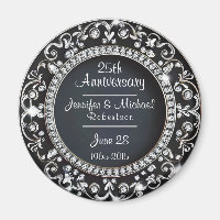 Custom 25th Anniversary Magnet