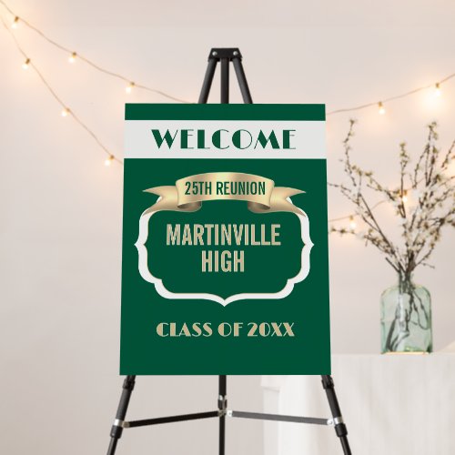 Custom 25th Reunion Foam board Sign