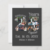 Custom 25th wedding anniversary photo collage (Front)