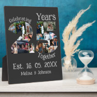 Custom 25th wedding anniversary photo collage