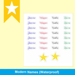 (Custom 28 Tags) Create Your Own Script Name Sticker