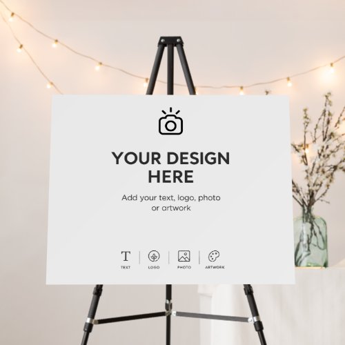 Custom 28" x 22" Foam Core Board