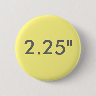 Custom 2.25" Standard Round Badge Blank Template Pinback Button