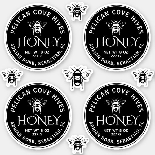 CUSTOM 25 VINYL Honey Label Vintage Bee