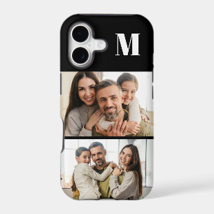 Custom 2 Family Photo & Monogrammed iPhone 17 Case
