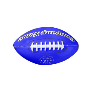 Custom 2 Panel Football with Text and Logo Design