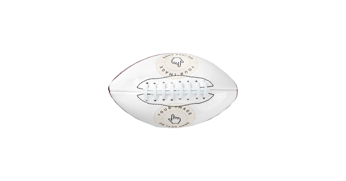 Custom 2 Panel Mini Football | Zazzle