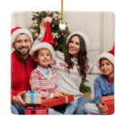 Custom 2-Photo 2-sided Family Photo Simple Red