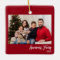 Custom 2-Photo 2-sided Family Photo Simple Red